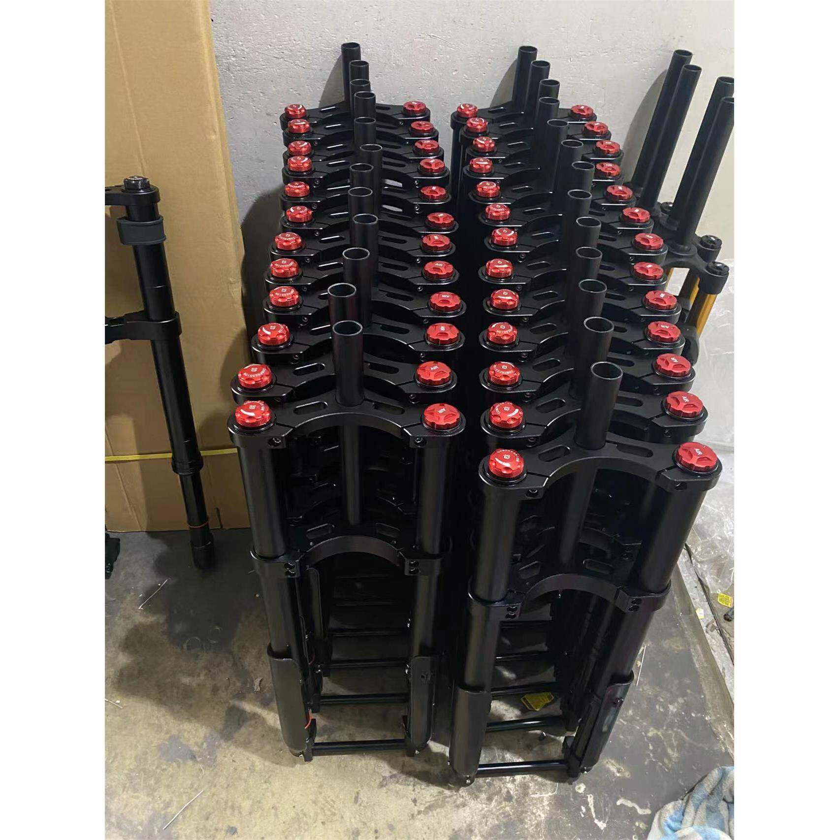 专业生产电动自行车雪地车山地空气倒叉15x150mm车轴26*5.0双肩