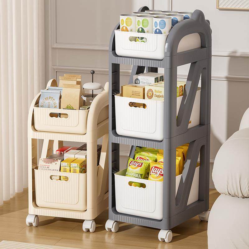 书包置物架可移动小推车家用多层桌下书本收纳神器桌边收纳架书架,收纳整理,烫衣板及配件,淘宝优惠券,粉丝福利购,淘宝优惠卷