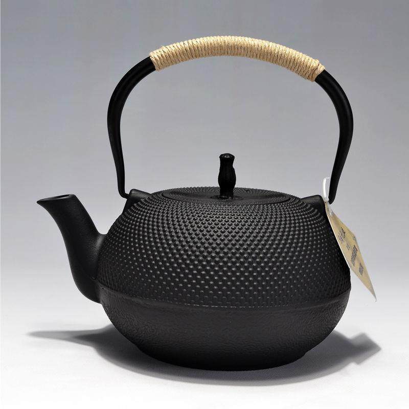 现货纯手工铁壶日式铸铁大号烧水壶养生功夫生铁茶壶颗粒1.8L