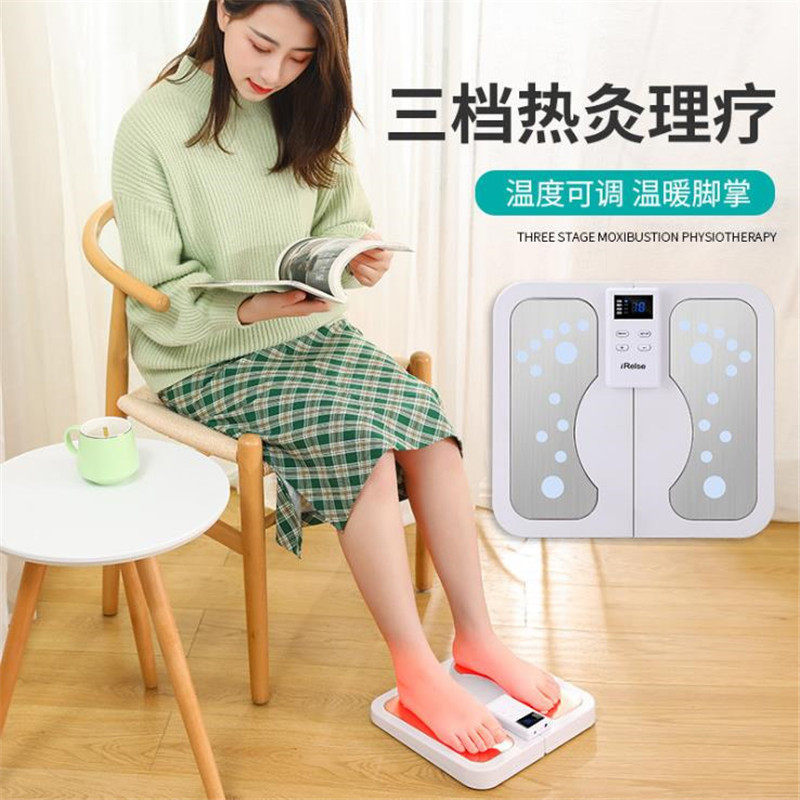 电动脉冲足底按摩器家用足疗机足底理疗足疗仪EMS脚底部按摩垫
