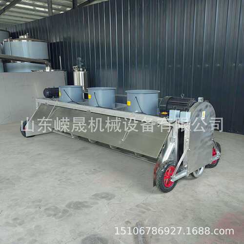 酿酒用的打茬机不锈钢凉茬机自走式茬拌曲机拌料机