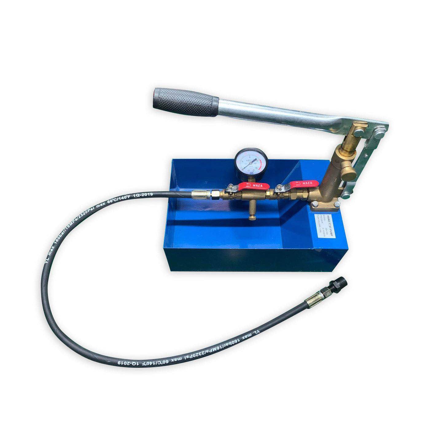 SD100E手动试压泵自来水管道打压机压力泵测压检漏工具手压泵