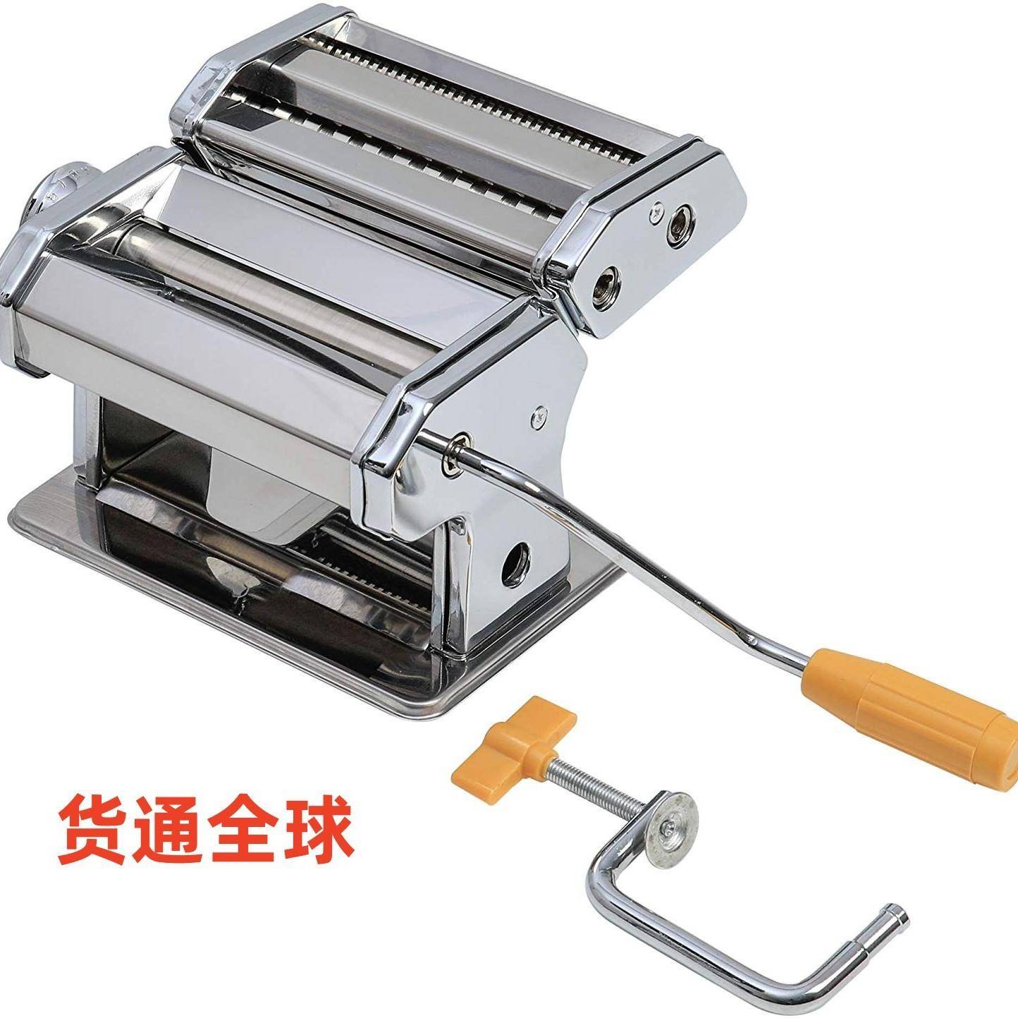 工分体式二刀压面机家用手动面条机多功能饺子皮机手工面