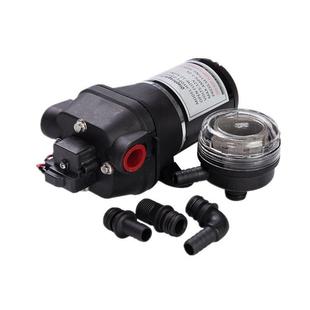 24V微型房车电动增压隔膜泵低噪音运行RV旅居车直流自吸水泵