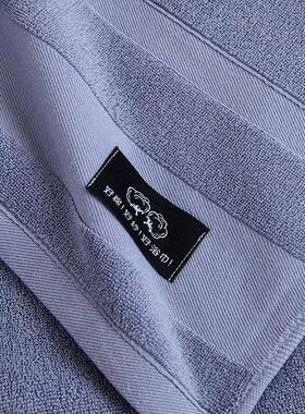 2025新款素色全棉加大加厚浴巾80x160断档工艺酒店民宿吸水藏蓝色