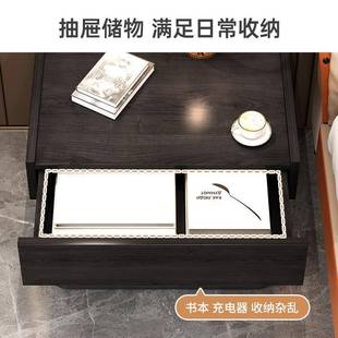 床头柜简约现代轻ins风卧室BGB简易床抽边屉奢柜家意式 床用头置物