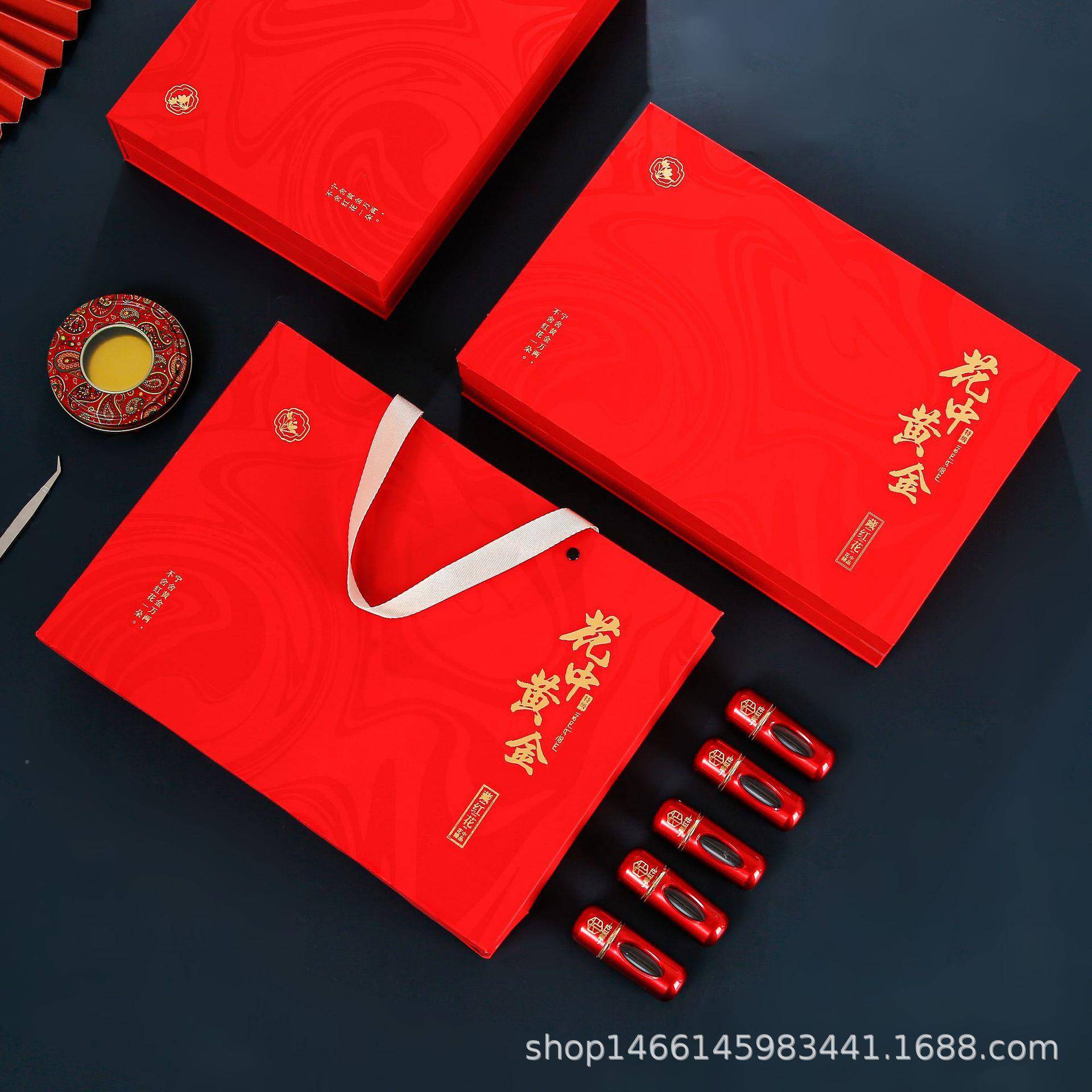 现货款0藏IEX红花高档高端包装礼品盒套装1西克新15克伊朗藏红花