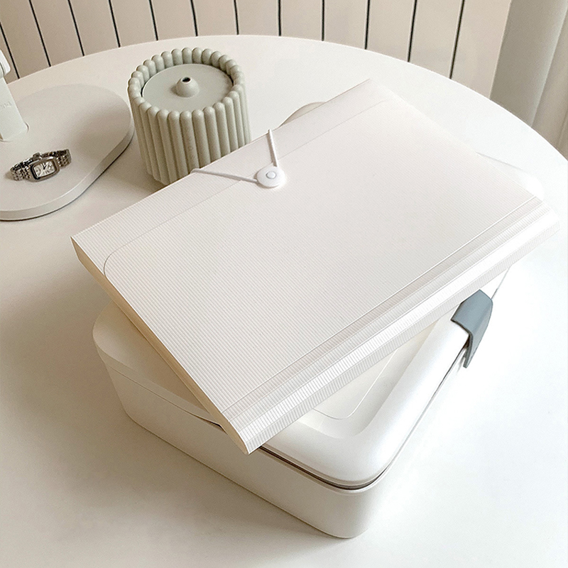 证件收纳盒家用重要文件户口本收纳包家庭收S纳箱文件夹资料袋