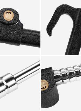 喷汽车黑色防盗锁踏板塑方向盘锁锁离合器锁75458油门锁刹车锁装