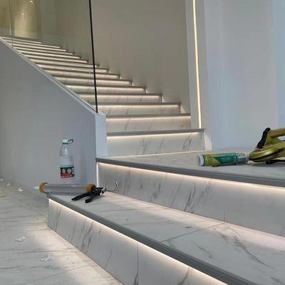 梯灯踏暗装压砖地步板楼收边收瓷口条发光梯步灯带感应台阶SCP-AN