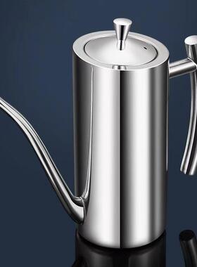 高容品用质304不锈钢壶防滴油油壶油家不锈钢油壶85737油瓶大量油