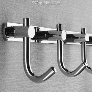 轻奢全铜14342挂衣钩关长排入户门后墙上玄壁挂钩卫生间毛巾钩子