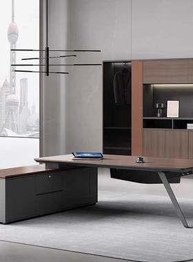 总裁桌03632现代大班桌办公组室桌椅合板主管电脑老单人桌位办公