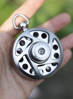 扣鱼收线栓19276鱼扣裸轮锁吕扣轮锁鱼伸缩鱼器活鱼具活鱼轮式钓