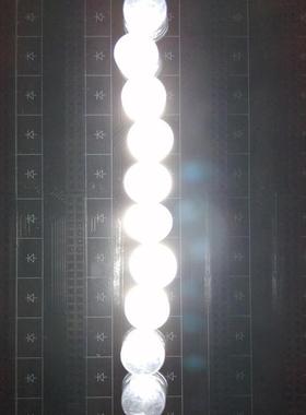 F发5二平头有边透明白白光白色51385LD直插灯珠5mm发光E极管色温