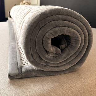 高重雕花套绒床褥垫32639枕三件克套床护垫软垫学生暖宿舍两件套