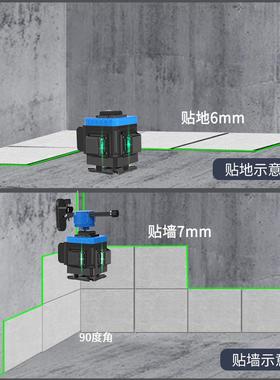 海若12线绿光高度水平37522动仪精蓝光室外强光自线打线16线红外