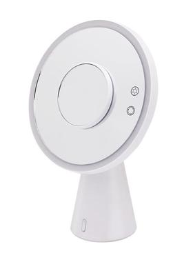 建源9442达多功能LED妆镜网式梳妆化镜台红卧室桌面带台灯月亮镜