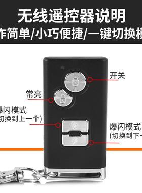 汽车顶校车灯LED超SYI亮爆吸一拖二车顶圆V形黄色工程警示灯1224