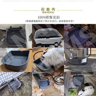 狗宠碗10890物喂水户器外室内防结悬冰可挂式水碗鸟浴盘猫狗用品