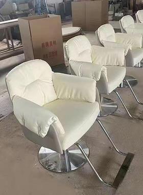 发店椅子发廊升降旋转加39648厚靠背海绵扶发可手简约美座椅商用