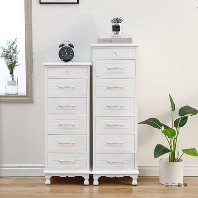 子6677实木抽纳屉式斗柜卧室床头柜储床边小柜客厅多层简约现代收