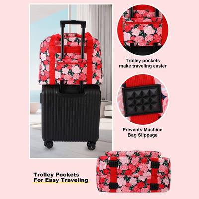 跨包境款行李编箱休闲旅行拉杆箱手提袋手工织新工具收88231纳包