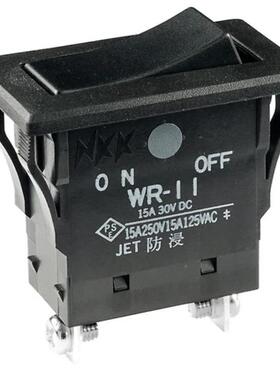 原WR-11KTE进装船型开关口NKK防水翘板关WR-11船开形开关现货