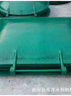 铸铁闸玻璃钢拍污水制处41461理拍门门不锈钢拍门门侧翻式钢拍门