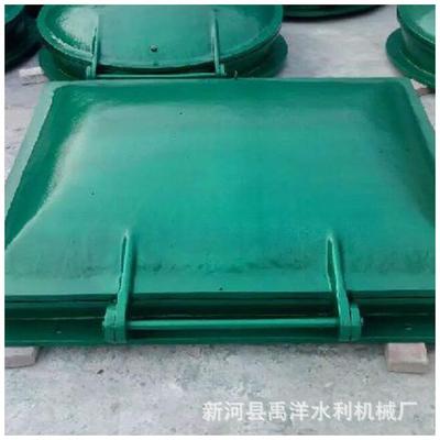 铸铁闸玻璃钢拍污水制处41461理拍门门不锈钢拍门门侧翻式钢拍门