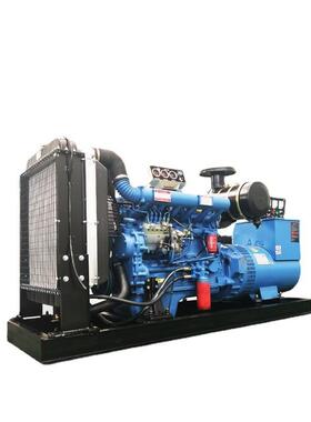 潍坊300KW千瓦AWI离合发8电机器组61抽粉碎机水抽沙柴油发电机组