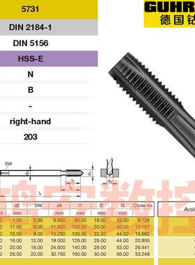 德国口钴进领加长管26087螺丝纹丝8锥G1/41/3/4不锈钢用PF管用螺