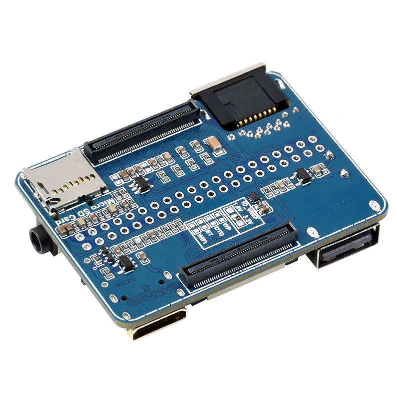 树02莓N派CM4NAO-B超迷-你扩展板B型仅CM4大小集多成种接口