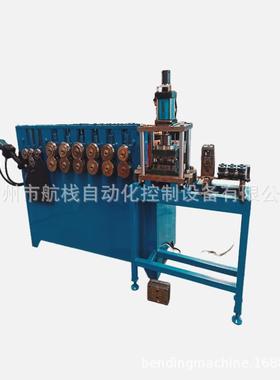 扁钢法兰自动伺服数控打圈机旋610mm螺钢筋卷绕绕机-弹96838簧圈