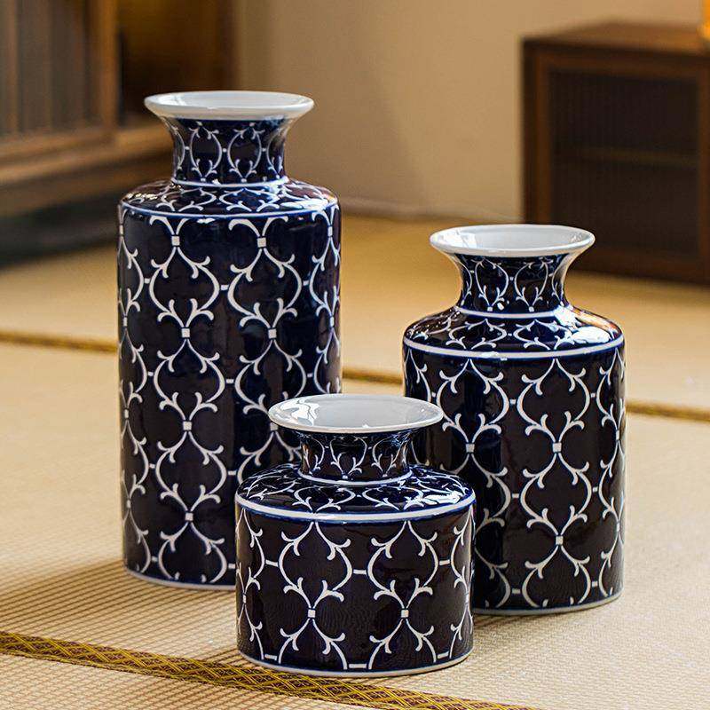 青花瓷陶瓷花瓶古典陶瓷摆件水培家居桌面装饰餐桌插花器,纺织面料/辅料/配套,纺织机械配件,淘宝优惠券,粉丝福利购,淘宝优惠卷