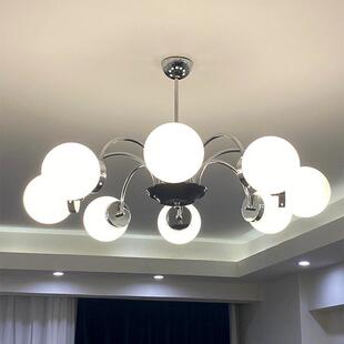 小时光魔豆吊灯法式复古灯具中古餐厅卧室灯美式奶油风客厅吊灯