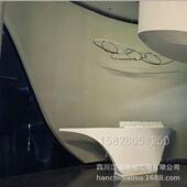 四川雕塑成都售楼处玻璃钢吧台展示台柜台前台摆件