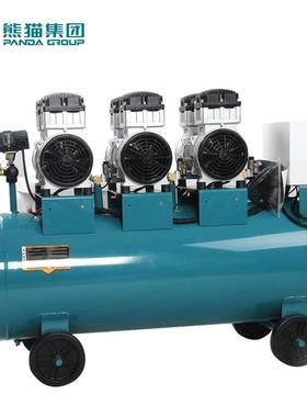 熊猫漆无油气空压机冲气泵打压62356喷木工空打压缩机气泵