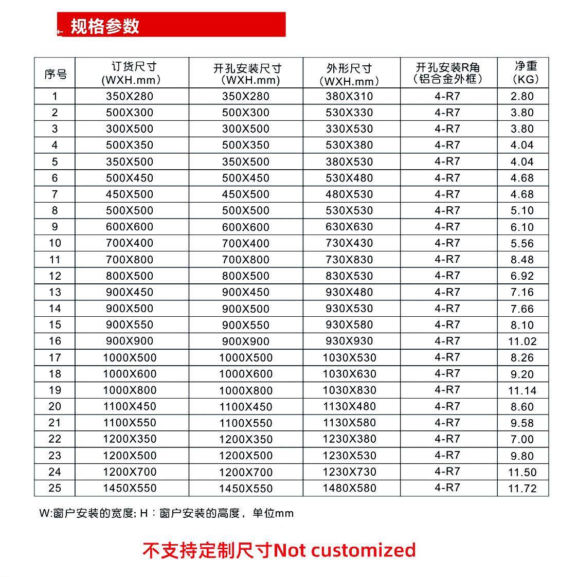 房车玻窗户推窗GEN拖挂车依维柯外大通改装双层亚克力保隔温热璃