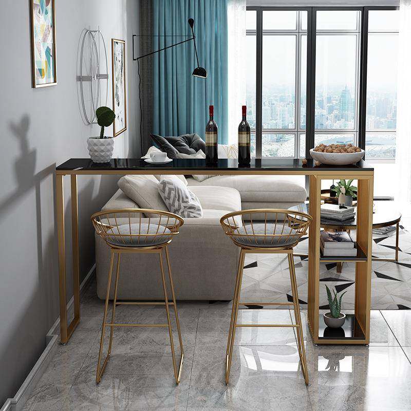 石吧台桌餐厅客厅可现置高脚桌子YP201911大酒吧铁艺休闲物桌椅组