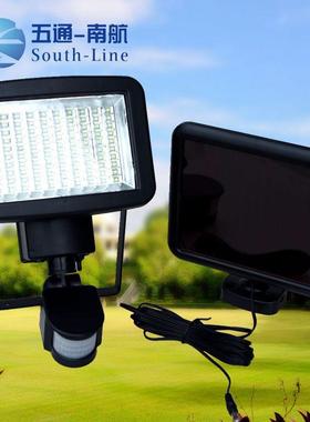 100LE17612灯D灯太阳能红外线人体应灯感投光泛光灯庭院超亮30w