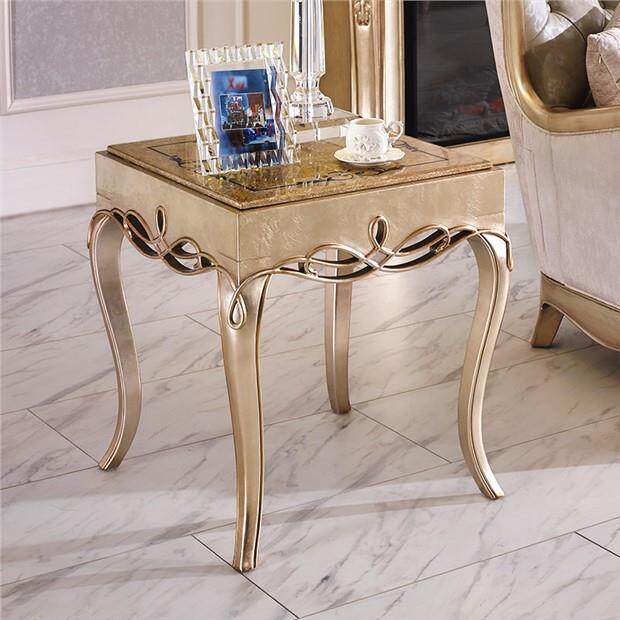 式皮艺RYR沙新古典奢实木沙发欧简欧轻沙发发客厅家具茶几组合-