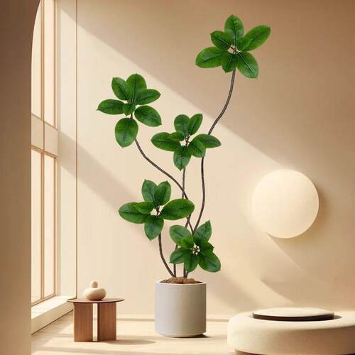 高端植轻植物客厅仿生室内932大型树仿真绿盆栽摆龙件装饰花血落