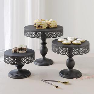 欧铁蛋糕架套装婚庆甜品dgj08101艺台摆件心架酒会舞会式道具冷餐
