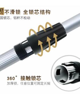 擦玻璃家用加长窗外伸工缩杆清洁62441刮水具高层户抹洗刷家政
