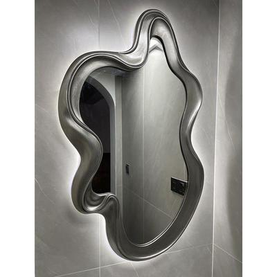 高颜8490值梳妆镜法式形异镜子壁挂镜生间不规则化妆创意卫艺术装
