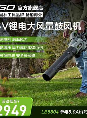 EG56锂电LJR鼓风机LB5800E充电园林吹风手O持式机吹尘V机吹草机吹
