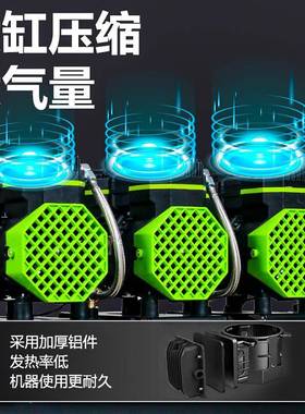 无油静音空压机小型家喷用0装修高压气泵压22V82160木工漆空气缩