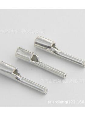 PTN28-端1针型裸头针40067形0端子冷压接线端子插针接线鼻紫铜100