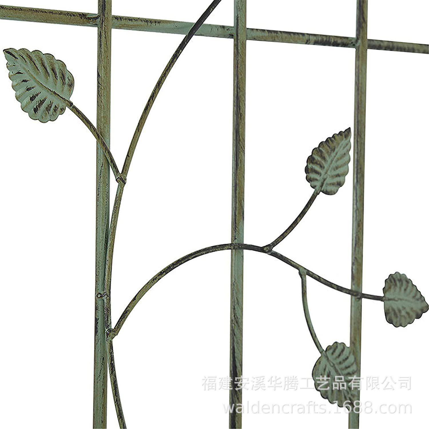 园拱花门花架爬藤架户外式复古铁艺庭欧爬院葡萄鲜花HT-K0279攀架